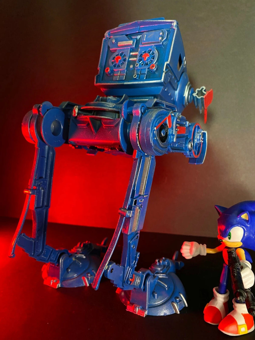 Sonic the Hedgehog x Star Wars AT ST Vintage Kenner Sega Custom - view 14