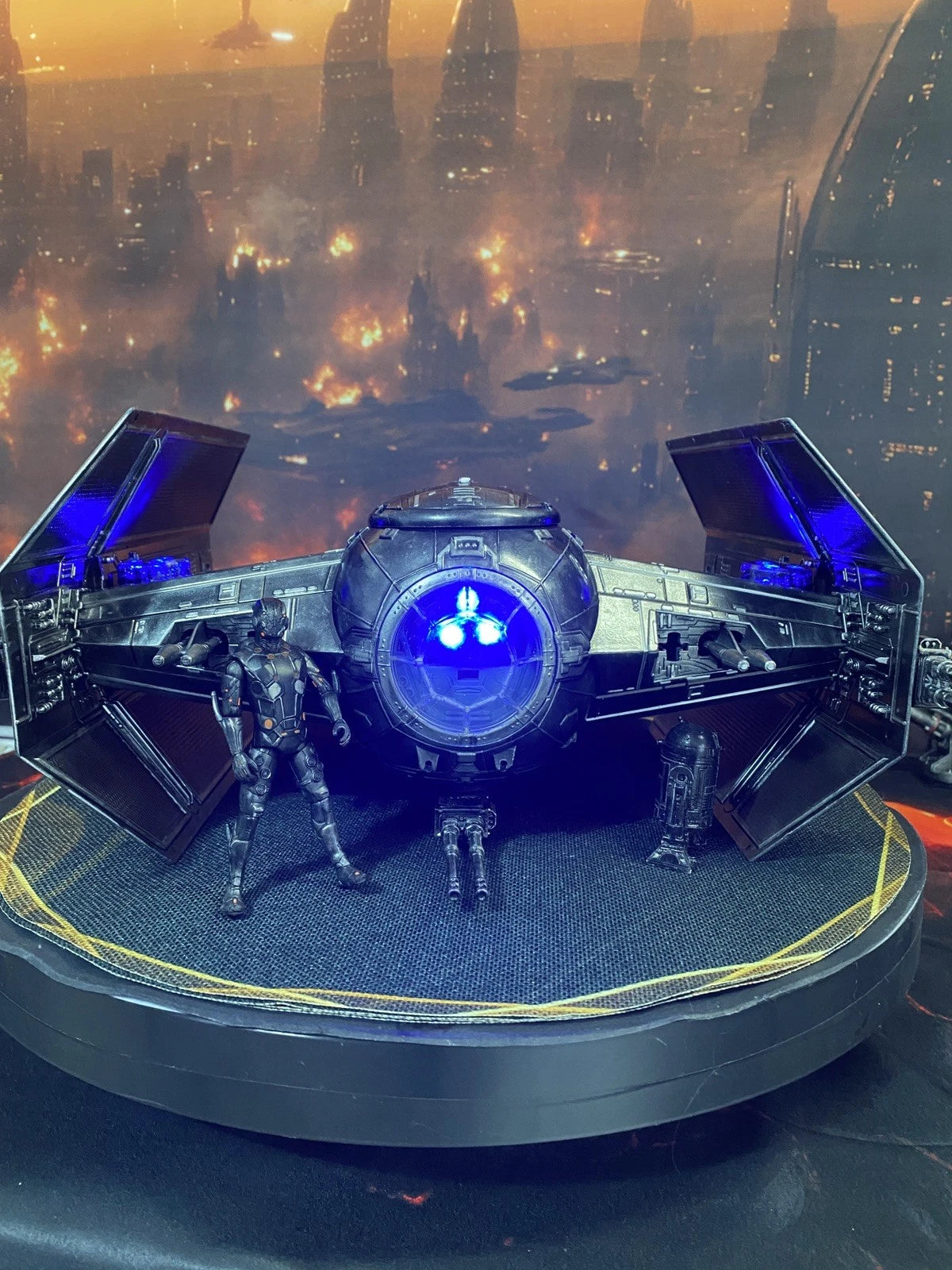 Star Wars TIE Fighter Vintage Collection Imperial Empire Sith Custom Starfighter