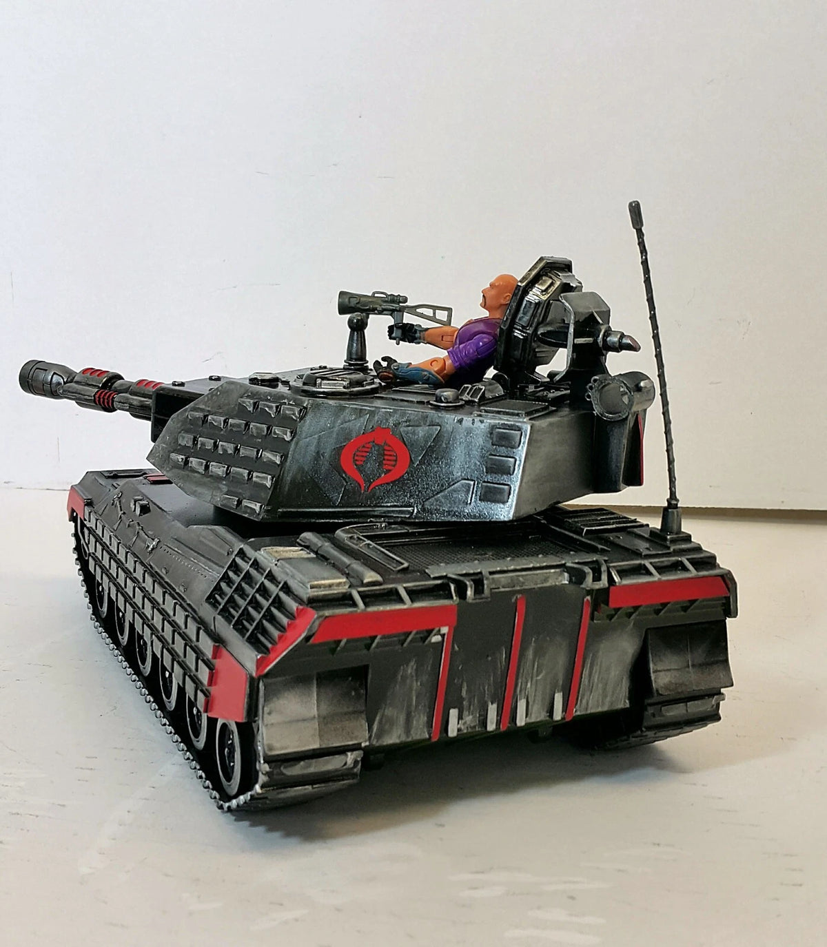 GI JOE COBRA HISS DEVELOPMENTAL TANK 3.75 1:18 Rare Collectible Custom - view 2