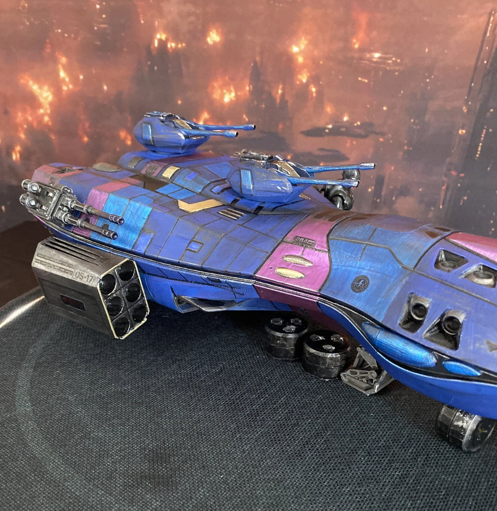 Stargate P9X-4 Viper-Class Gatefront Assault Gunship Diorama Display Custom SG1