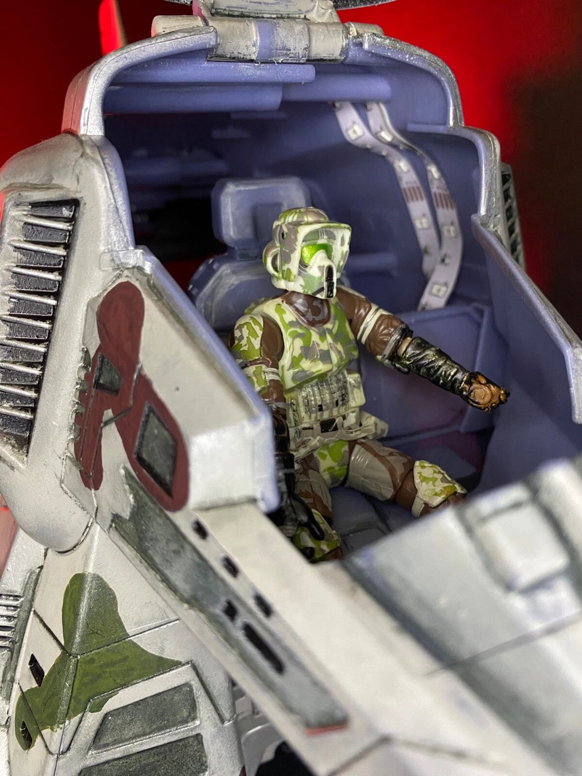Mandalorian Star Wars kashyyyk trooper Assault Starfighter Vintage Kenner Custom - view 5