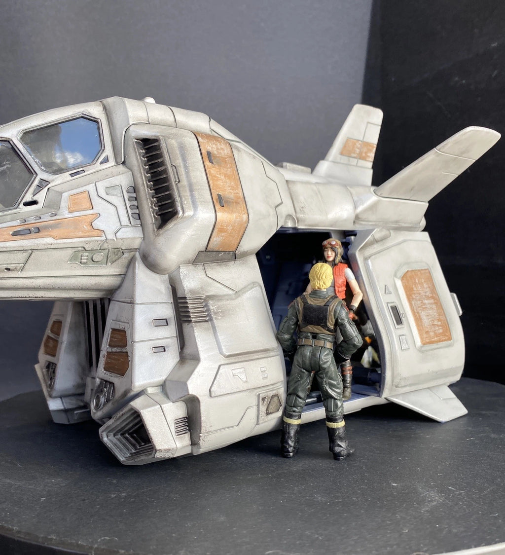 City Perimeter Courier-7 Custom Logan’s Run Shuttle Diorama Sci-Fi Vehicle