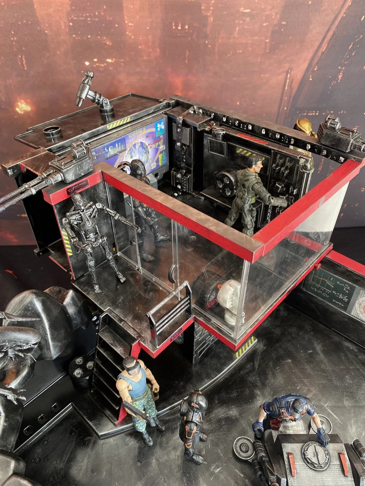 Aliens Hadley Bastion-54 Colonial Marines Outpost Weyland Yutani Romulus Diorama