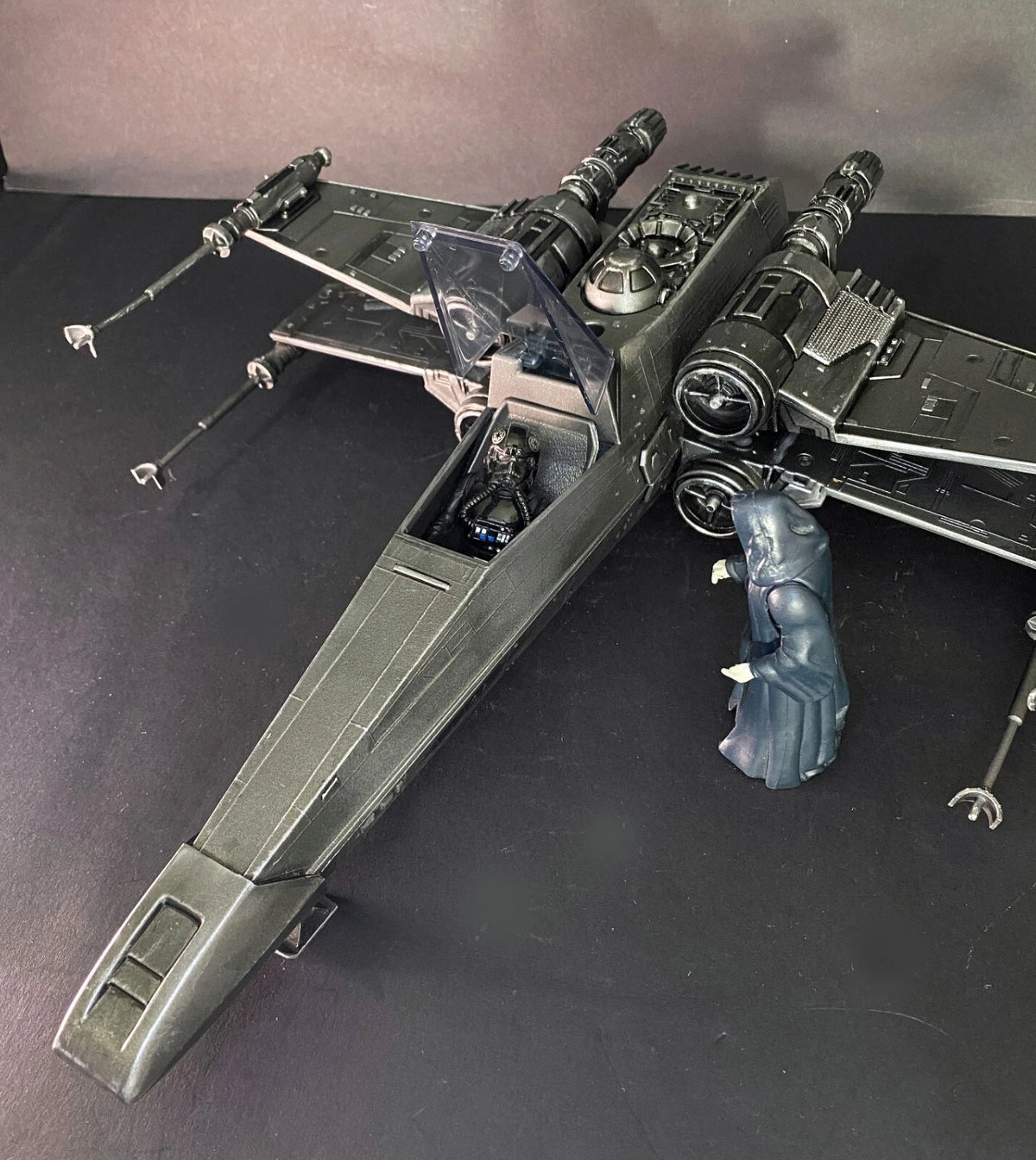 Prototype Star Wars X Wing Sith Fighter Palpatine Vintage TVC Custom Collectible
