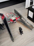 Crimson Hex Interceptor Custom Star Wars TIE Fighter Display Sith Vintage Kenner