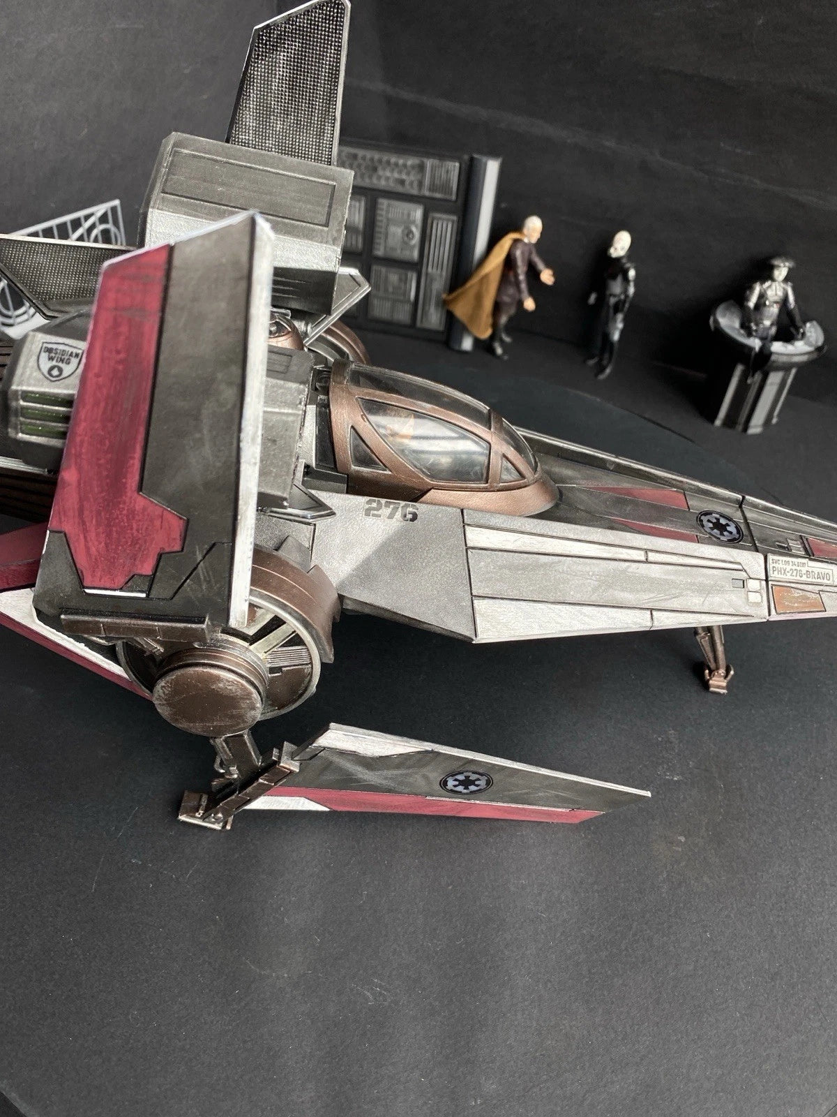 Andor Star Wars Hoth PHX-276 BRAVO V-Wing Interceptor Endor Sith Vintage Kenner