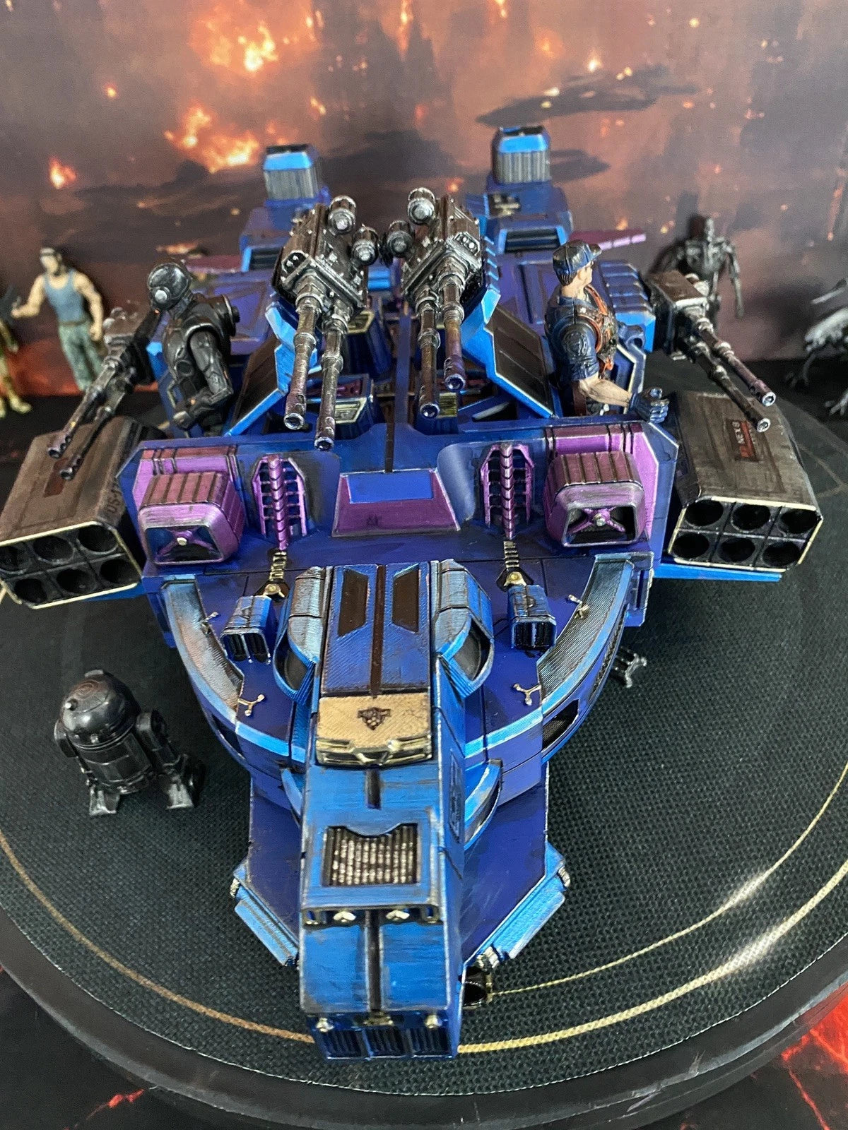 Aliens Weyland Yutani Siege Lander | Custom Colonial Marine Gunship Romulus APC