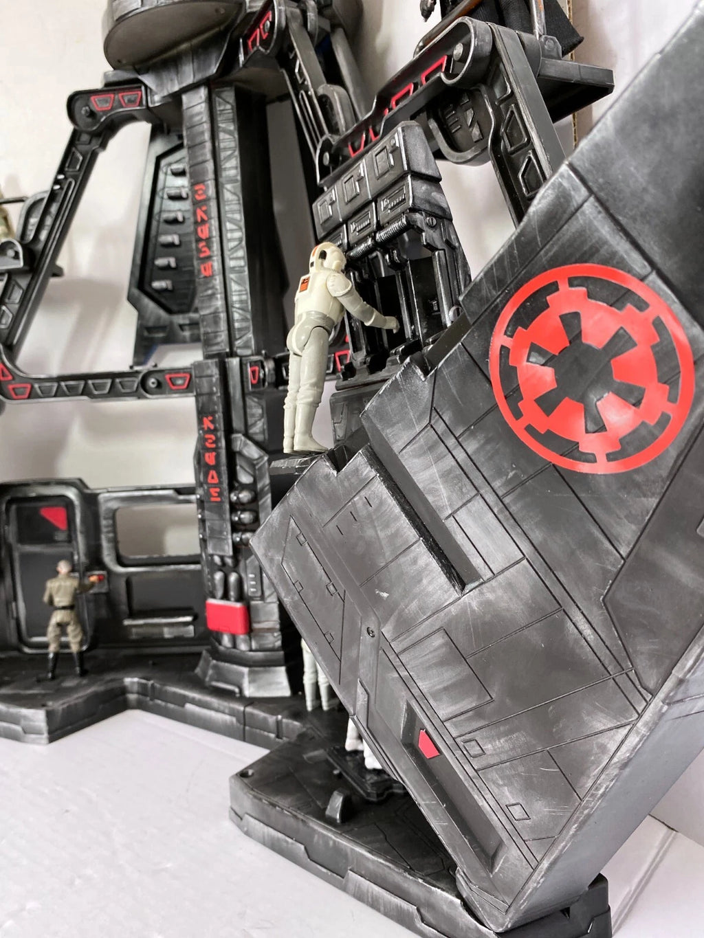 Star Wars Imperial Outpost 3.75 1:18 Playset Diorama Sith Vintage Kenner Custom - view 16