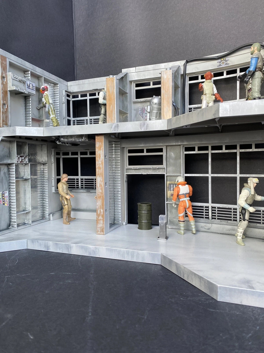 Yavin 4 Command Centre – Vintage Kenner Rebel Mandalorian Star Wars Diorama