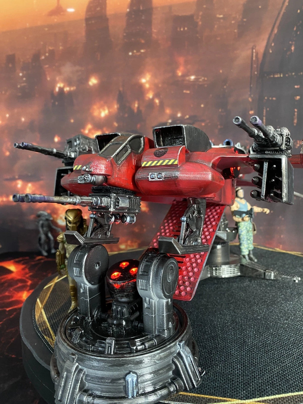 Romulus ALIENS Red Siren MR-13 Gunship Nostromo Weyland-Yutani Vintage custom