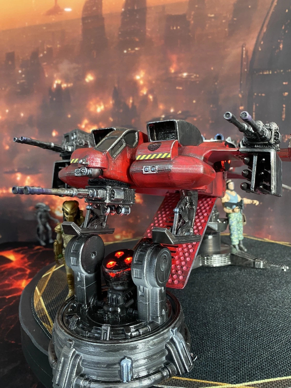 Romulus ALIENS Red Siren MR-13 Gunship Nostromo Weyland-Yutani Vintage custom