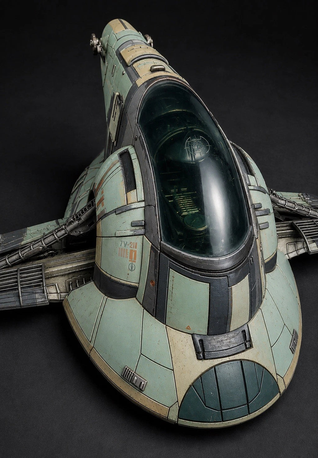 Star Wars Slave 1 Boba Fett Mandalorian Custom Repaint Commission Firespray