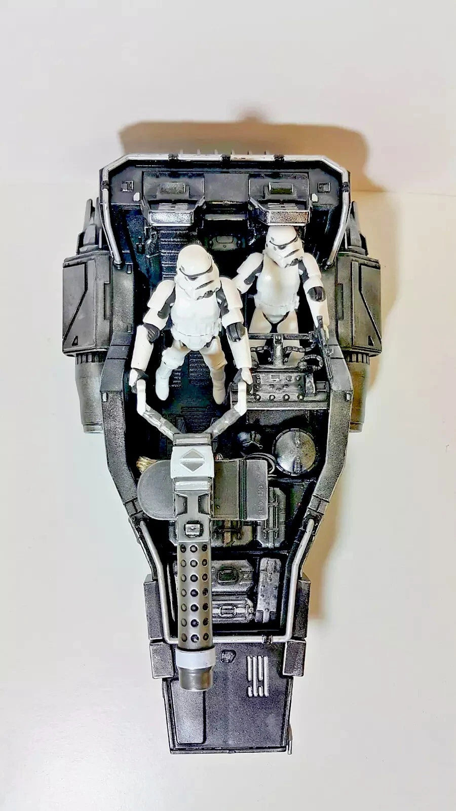 Imperial “Night Lance” Assault Speeder – Hand-Painted Star Wars vintage Custom - view 11