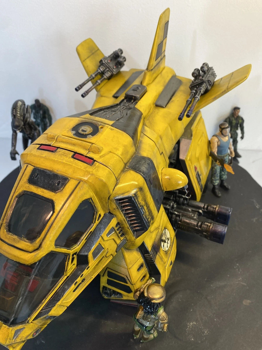 STAR WARS CUSTOM DROPSHIP GUNSHIP SHUTTLE REBEL 3.75 1:18 VINTAGE KENNER VEHICLE