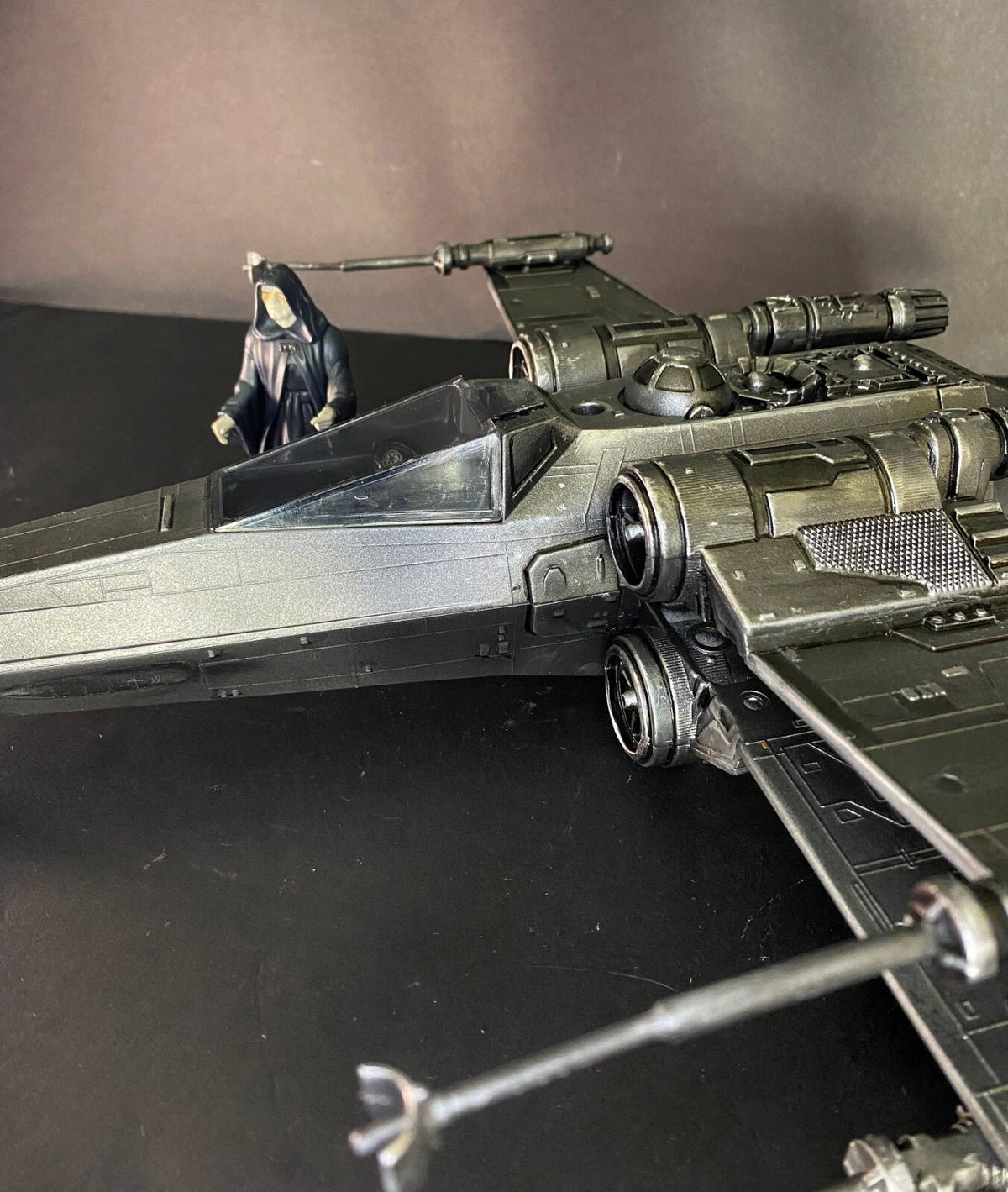 Prototype Star Wars X Wing Sith Fighter Palpatine Vintage TVC Custom Collectible