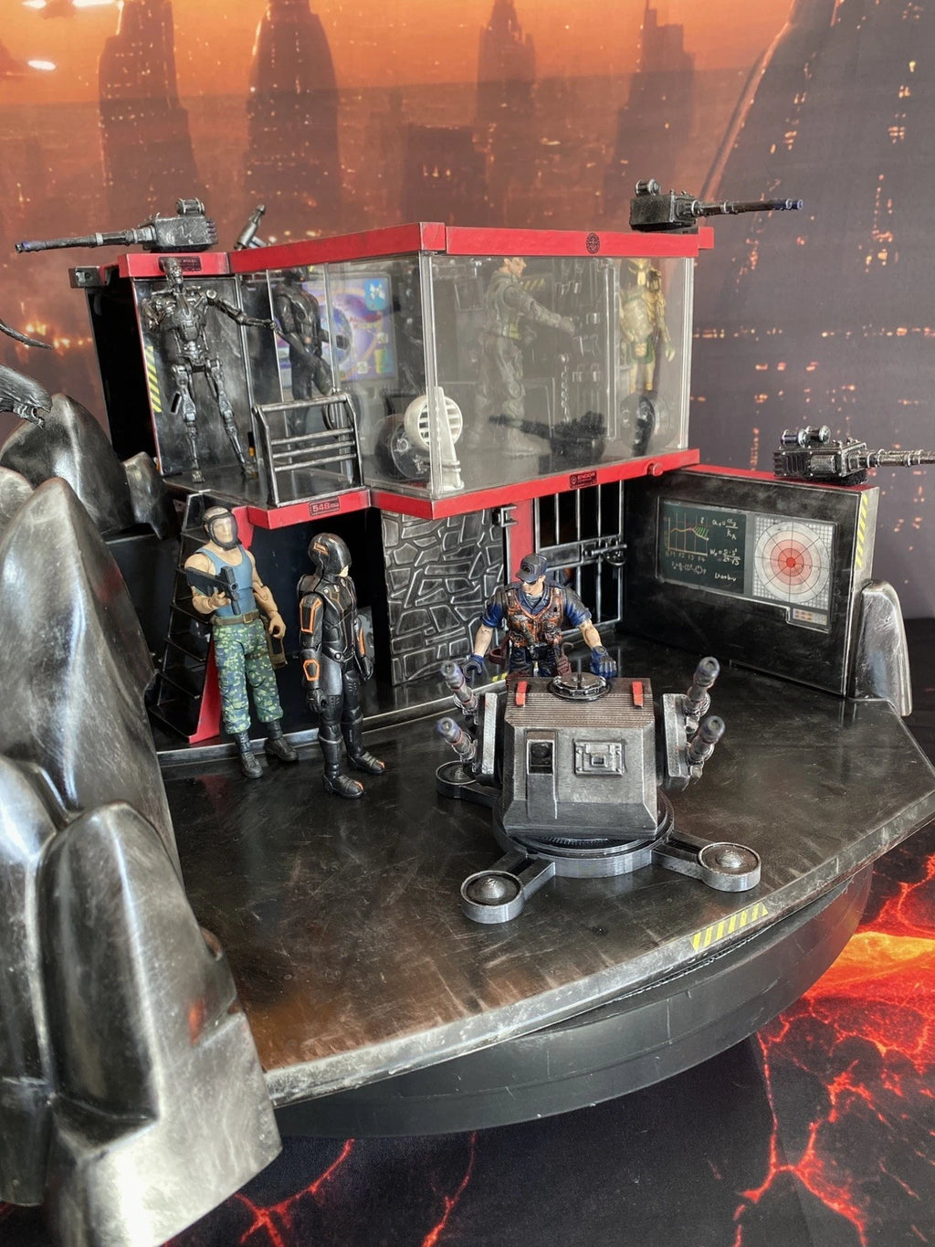 Star Wars Sith Maul Imperial Base Diorama Andor Vintage Kenner Collectible