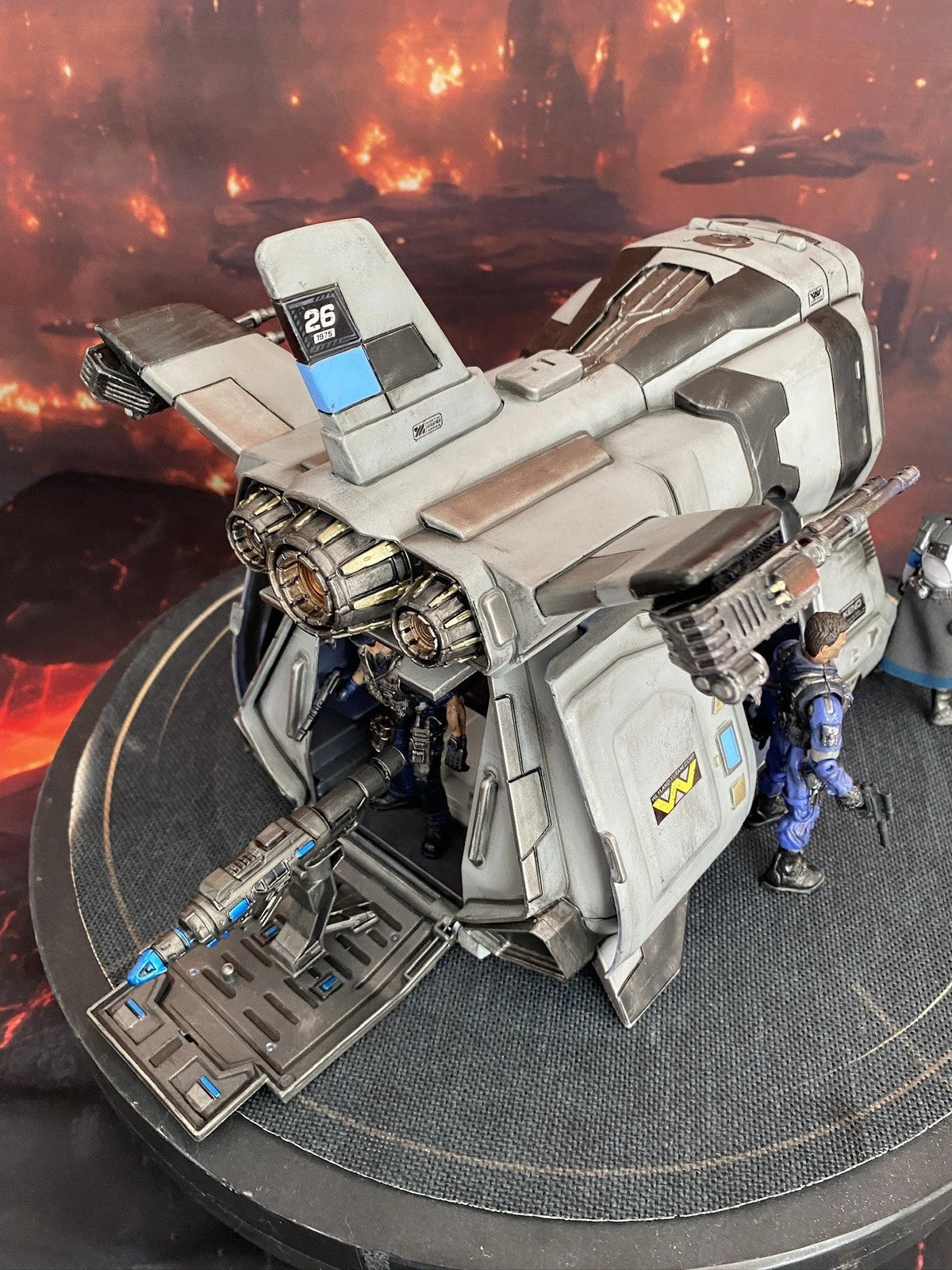 RoboCop OCP Custom Gunship Detroit Police Transport Urban Assault Battle Damaged