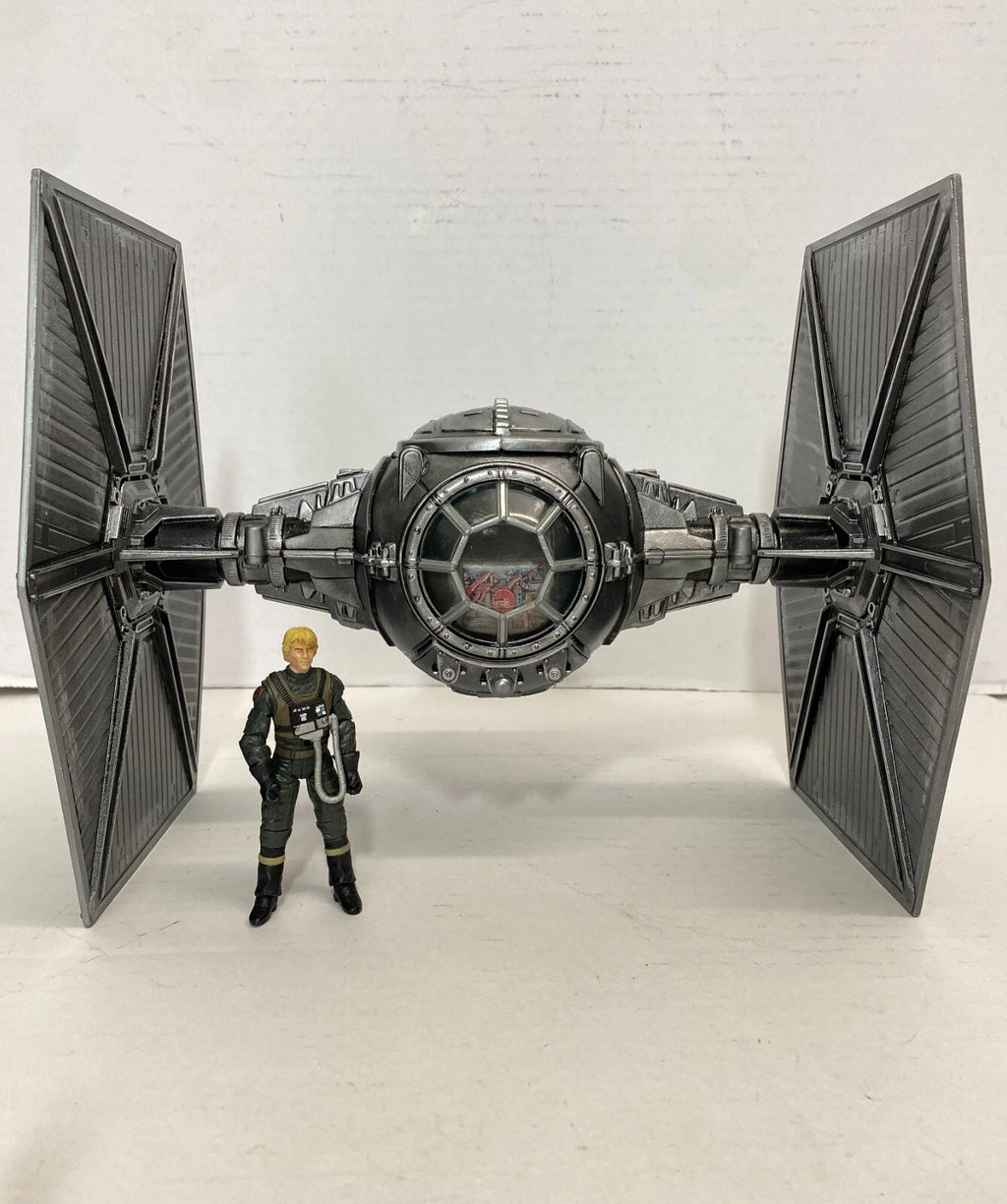 Andor Obsidian Reign Star Wars TIE Fighter Custom Vintage Kenner Black Series - view 6