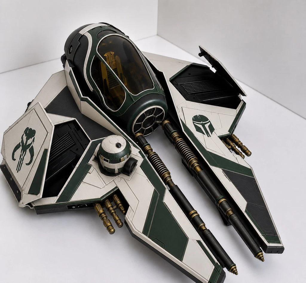 Mandalorian Starfighter Commission Star Wars Andor Vintage Sith Kenner Custom