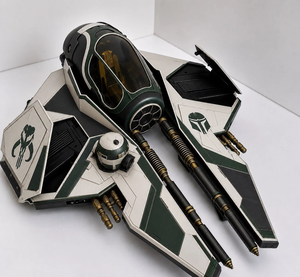 Mandalorian Starfighter Commission Star Wars Andor Vintage Sith Kenner Custom