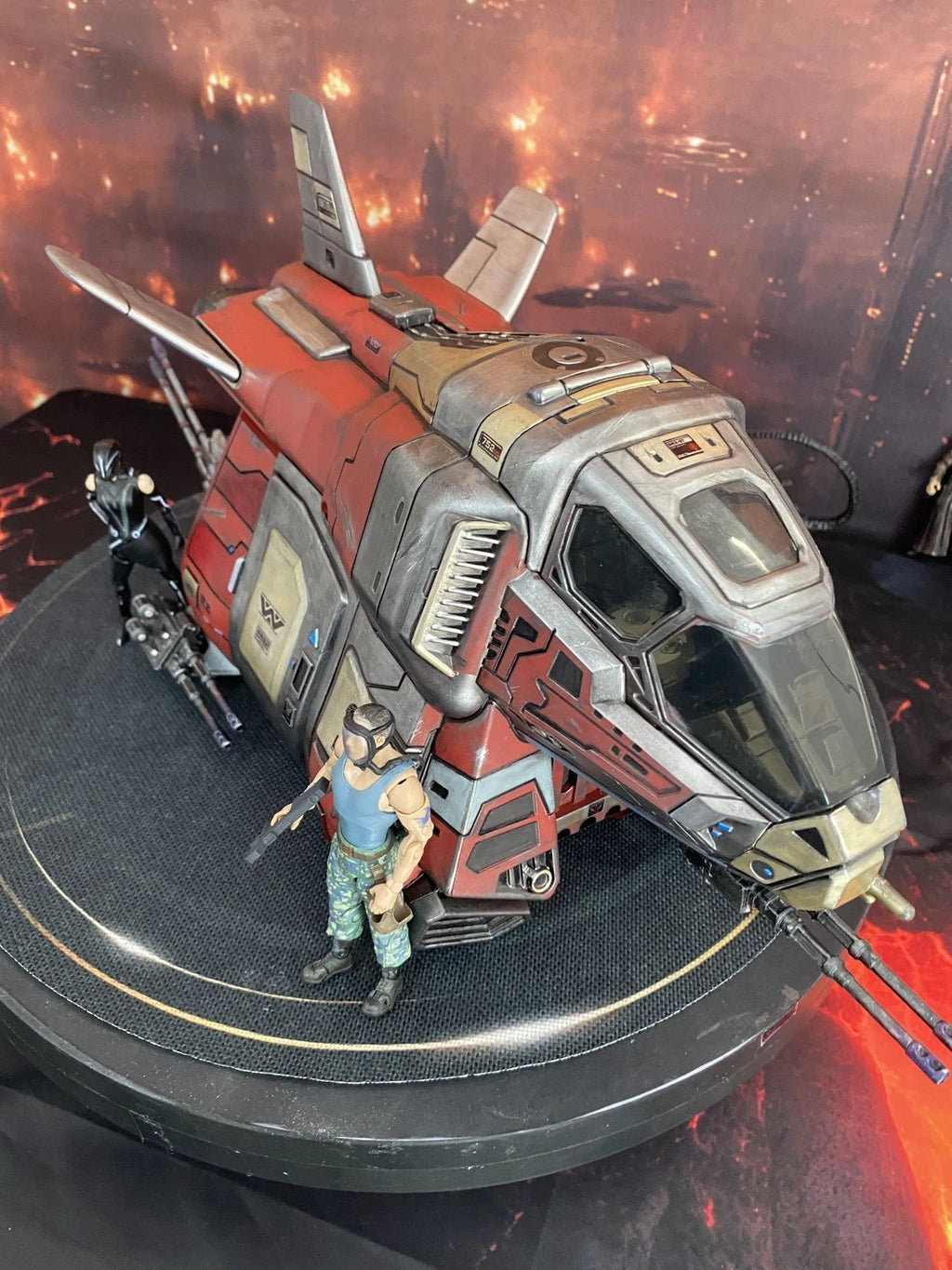 Krayt Viper Assault Shuttle | Custom Hand-Painted Star Wars Kenner Sith  Diorama