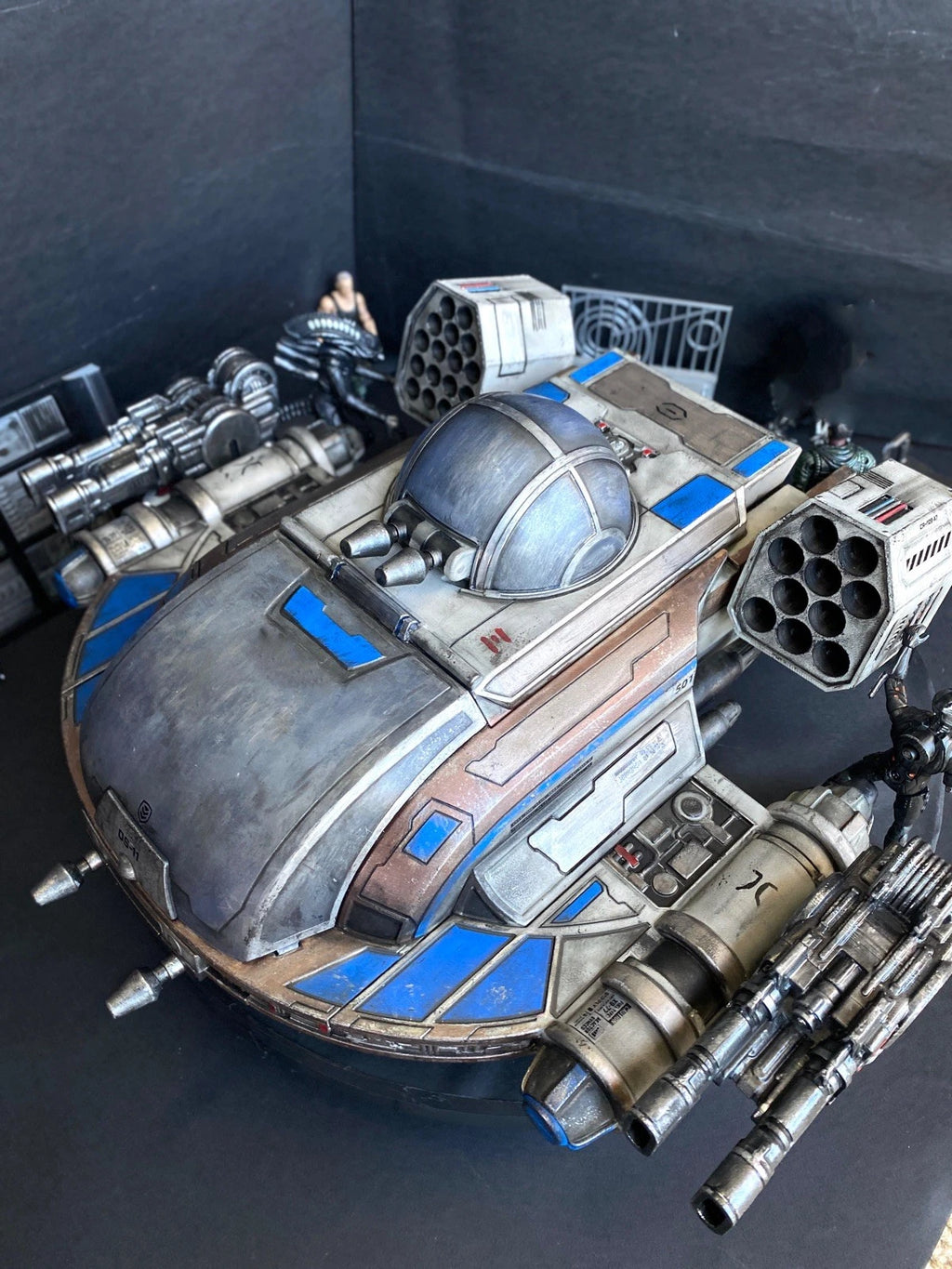 Vigilant Warden” – Custom Star Wars Dropship Andor Jedi Sith Empire Vintage