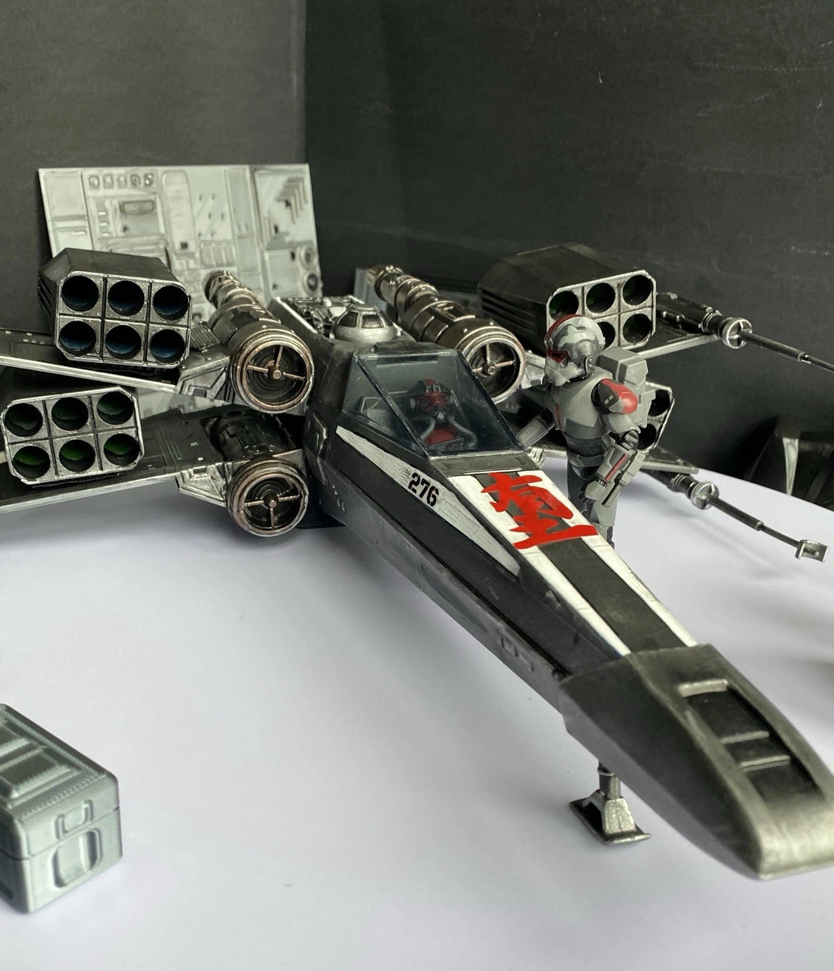 Star Wars Andor Rift Lance X Wing Jedi Sith Empire Vintage Kenner Custom
