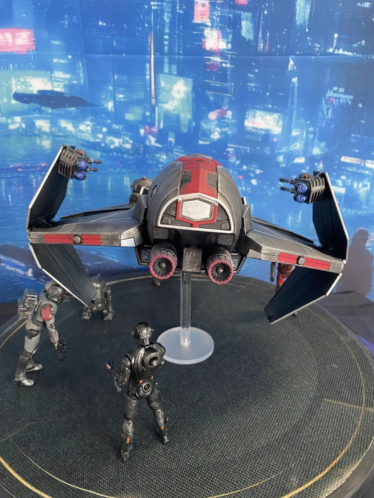 Star Wars Imperial Starfighter Andor Mandalorian Sith Empire Custom collectible