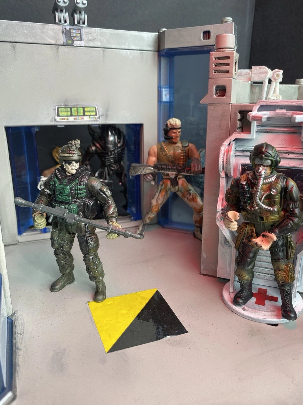 GI JOE COBRA Medical Lab Diorama 1:18 3.75 Collectible series Vintage Custom
