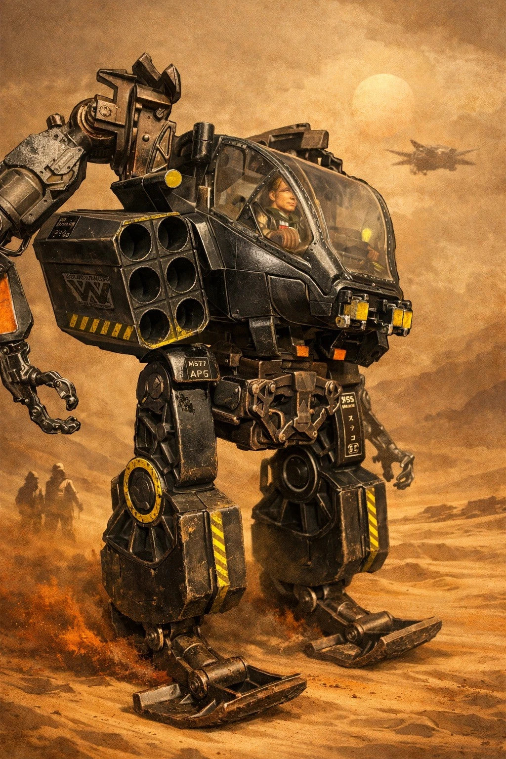 Dune Arrakis Walker Custom Atreides Harkonnen Sardaukar Spice Harvester Mech