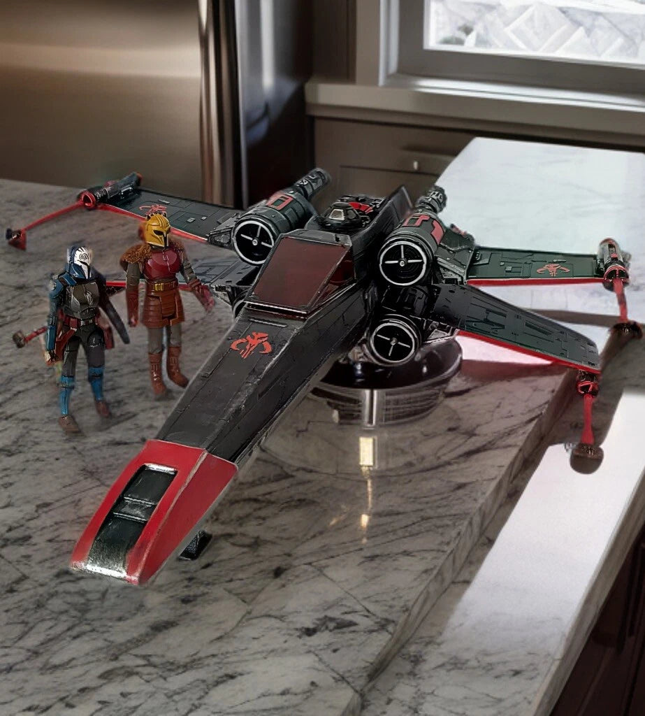 Star Wars X-Wing Fighter Mandalorian Starfighter Bounty Hunter Rogue One Custom
