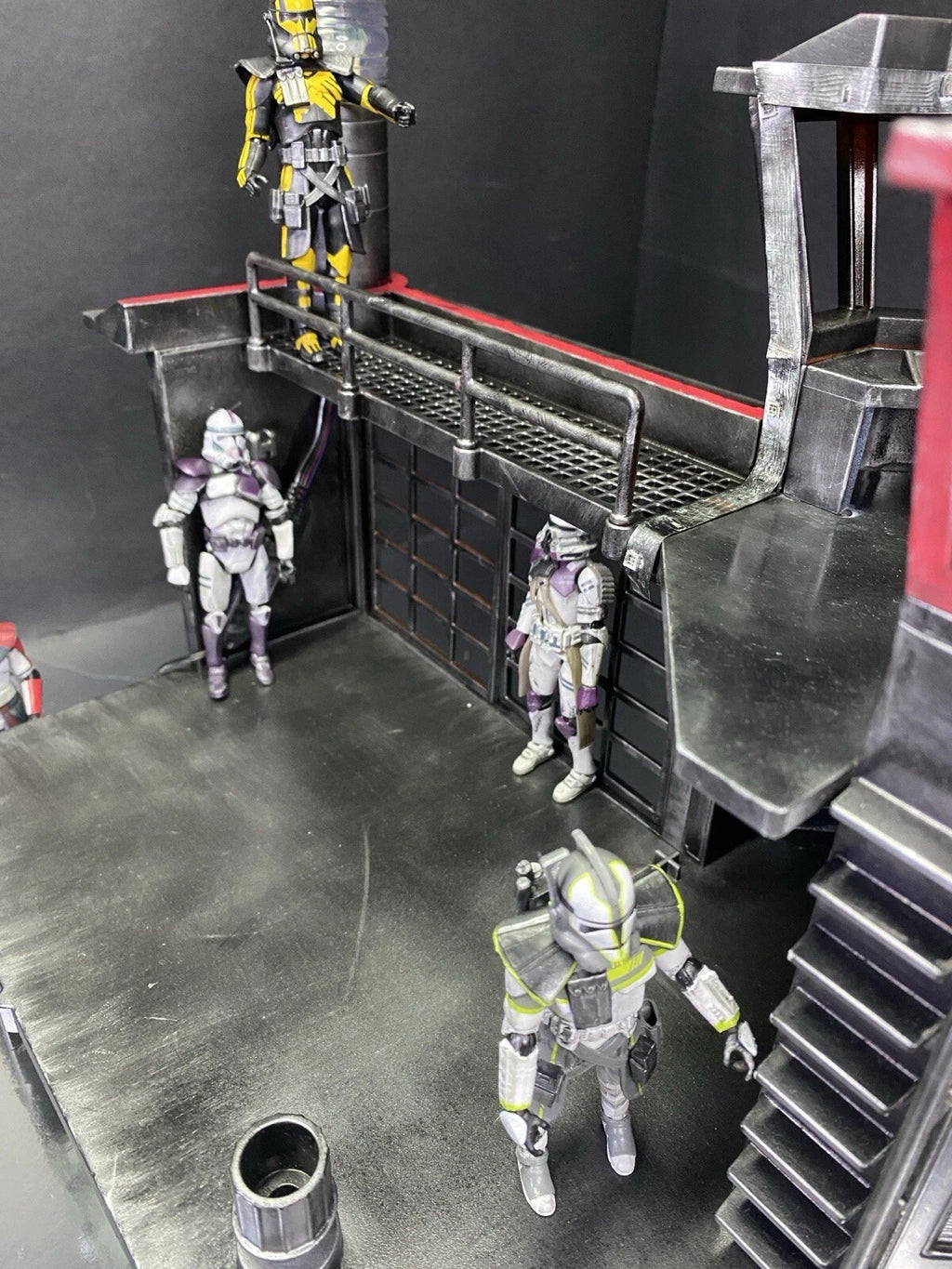 OCP Delta City Quarantine Tower RoboCop OCP Security Diorama Custom collectible
