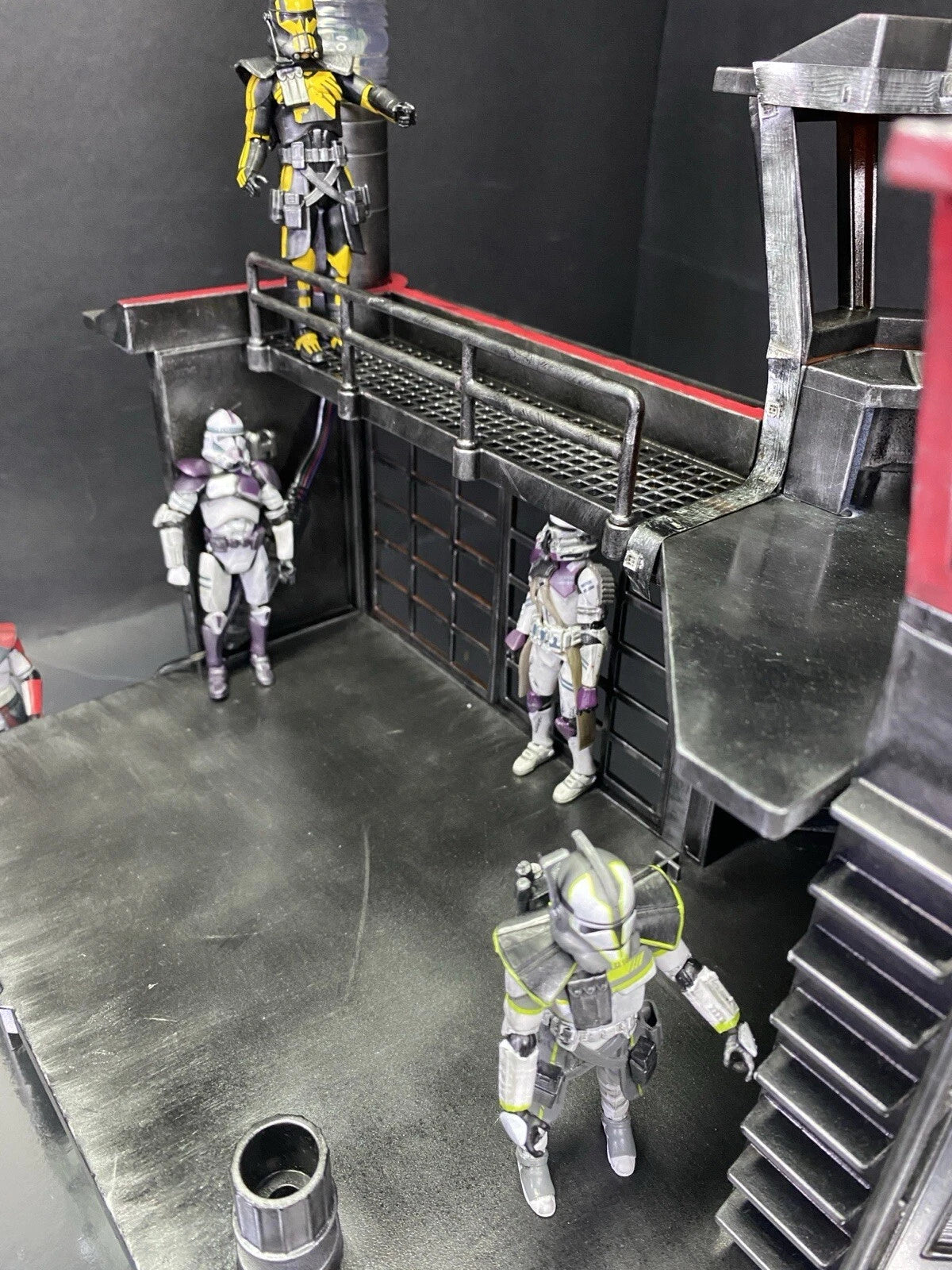 OCP Delta City Quarantine Tower RoboCop OCP Security Diorama Custom collectible