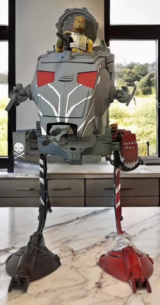 Star Wars Bossk AT-ST Walker Bounty Hunter Empire Strikes Back Kenner Custom