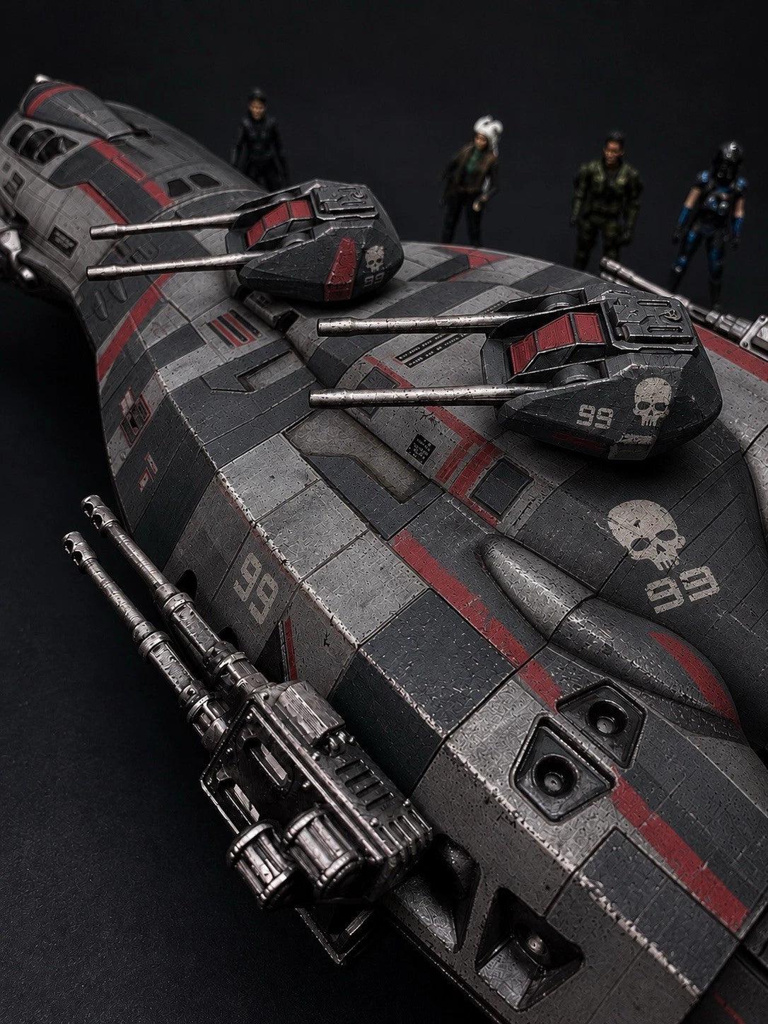 Star Wars Bad Batch Clone Force 99 Custom Repaint Diorama Commission Hunter