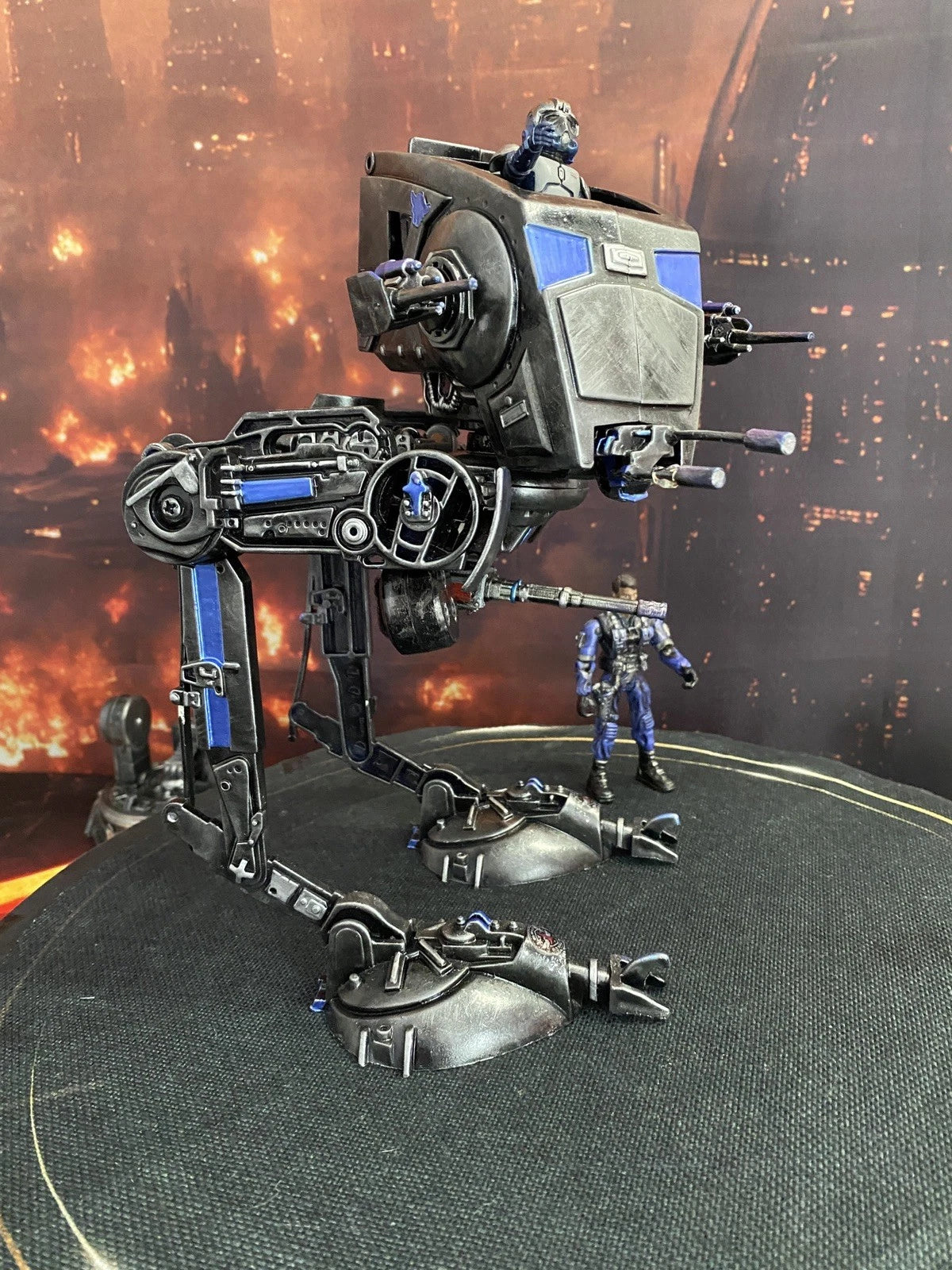 STAR WARS CUSTOM SHADOW TALON AT-ST COMMISSION HANDMADE VINTAGE KENNER COLLECTOR