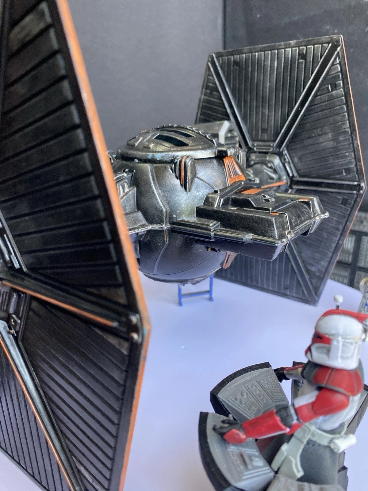 Star Wars TIE Fighter Custom Imperial Andor Rogue One Kenner Vintage Sith Empire