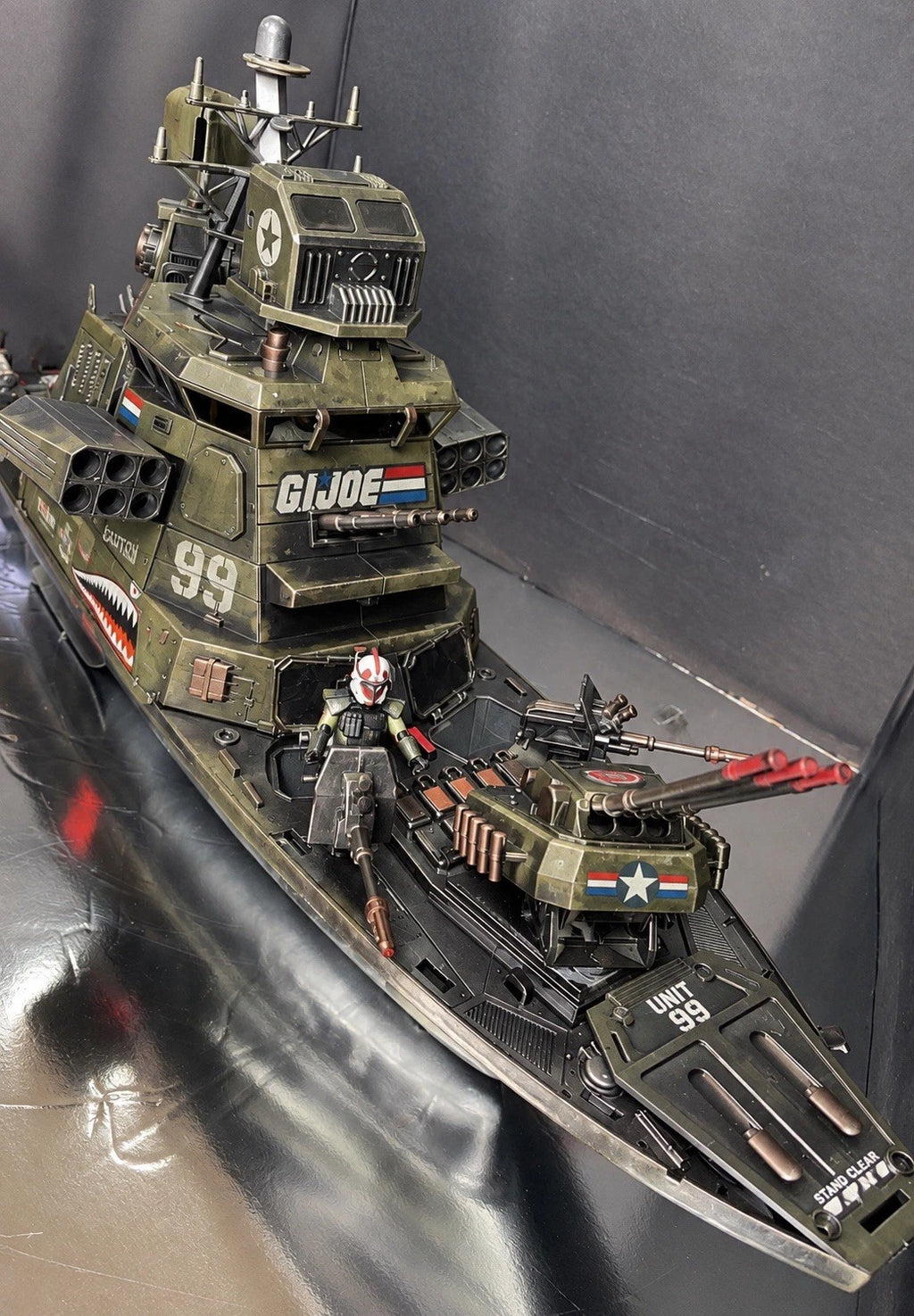 DIORAMA GI JOE CUSTOM COMMISSION COBRA 3.75 1:18 VINTAGE HASBRO COLLECTIBLE