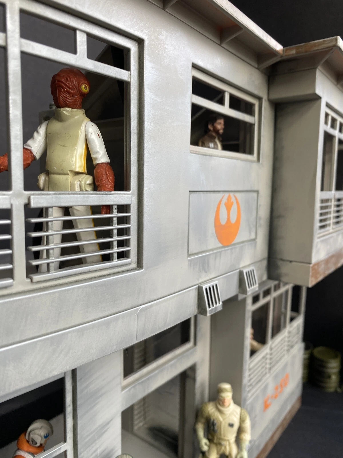 Yavin 4 Command Centre – Vintage Kenner Rebel Mandalorian Star Wars Diorama