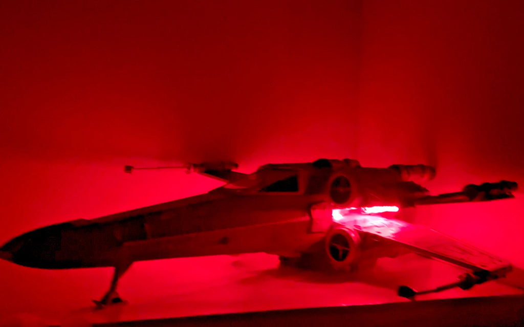 Star Wars X Wing Fighter Vintage Kenner Custom ROTJ Death Star Battle Fighter