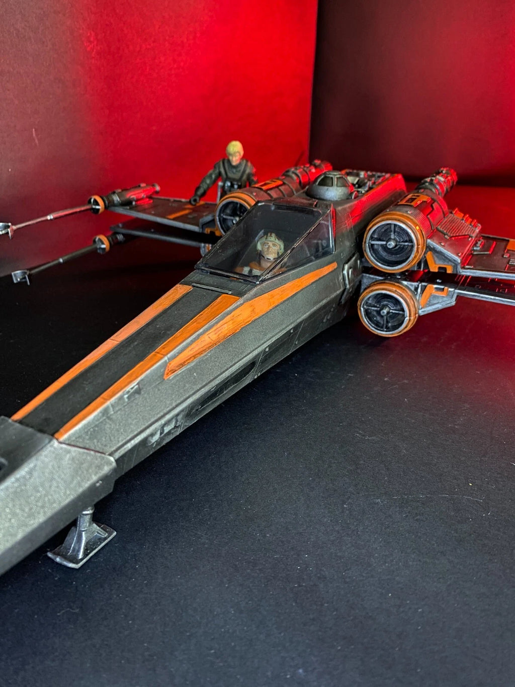 Star Wars X Wing Fighter Vintage Kenner Custom ROTJ Death Star Battle Fighter