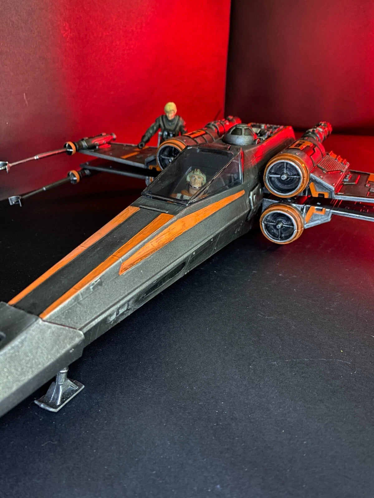 Star Wars X Wing Fighter Vintage Kenner Custom ROTJ Death Star Battle Fighter