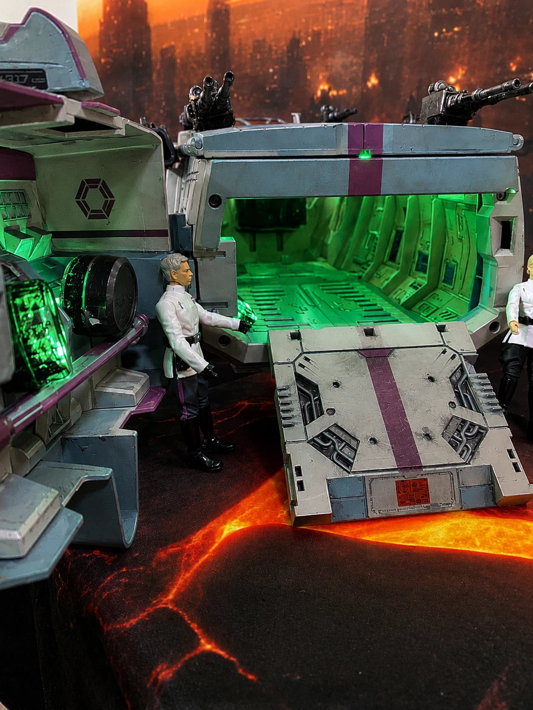 DIORAMA RESIDENT EVIL CUSTOM COMMISSION 3.75 1:18 VINTAGE HASBRO COLLECTIBLE