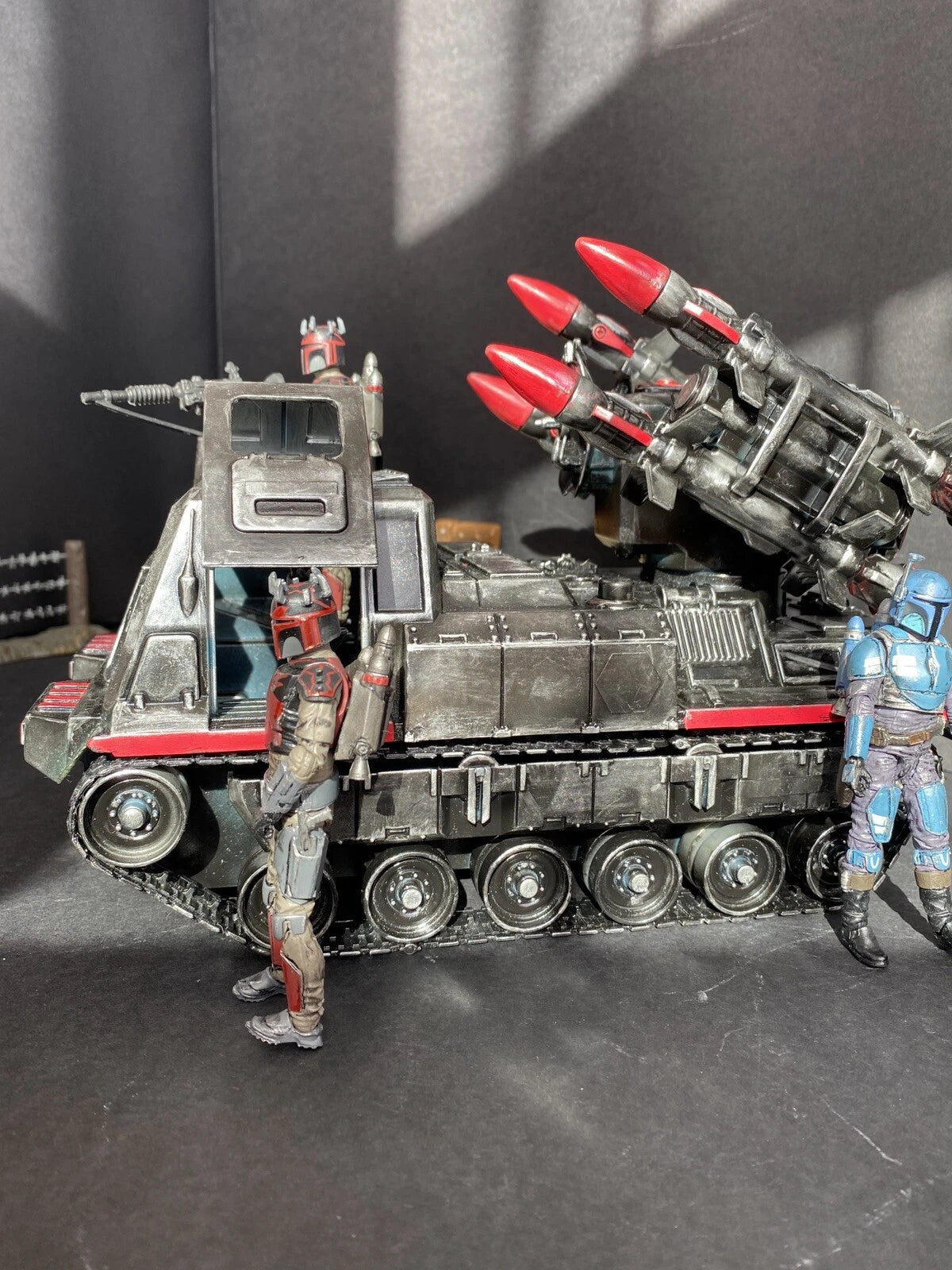 Star Wars Mandalorian Assault Missile Launcher Empire Vintage Kenner Custom