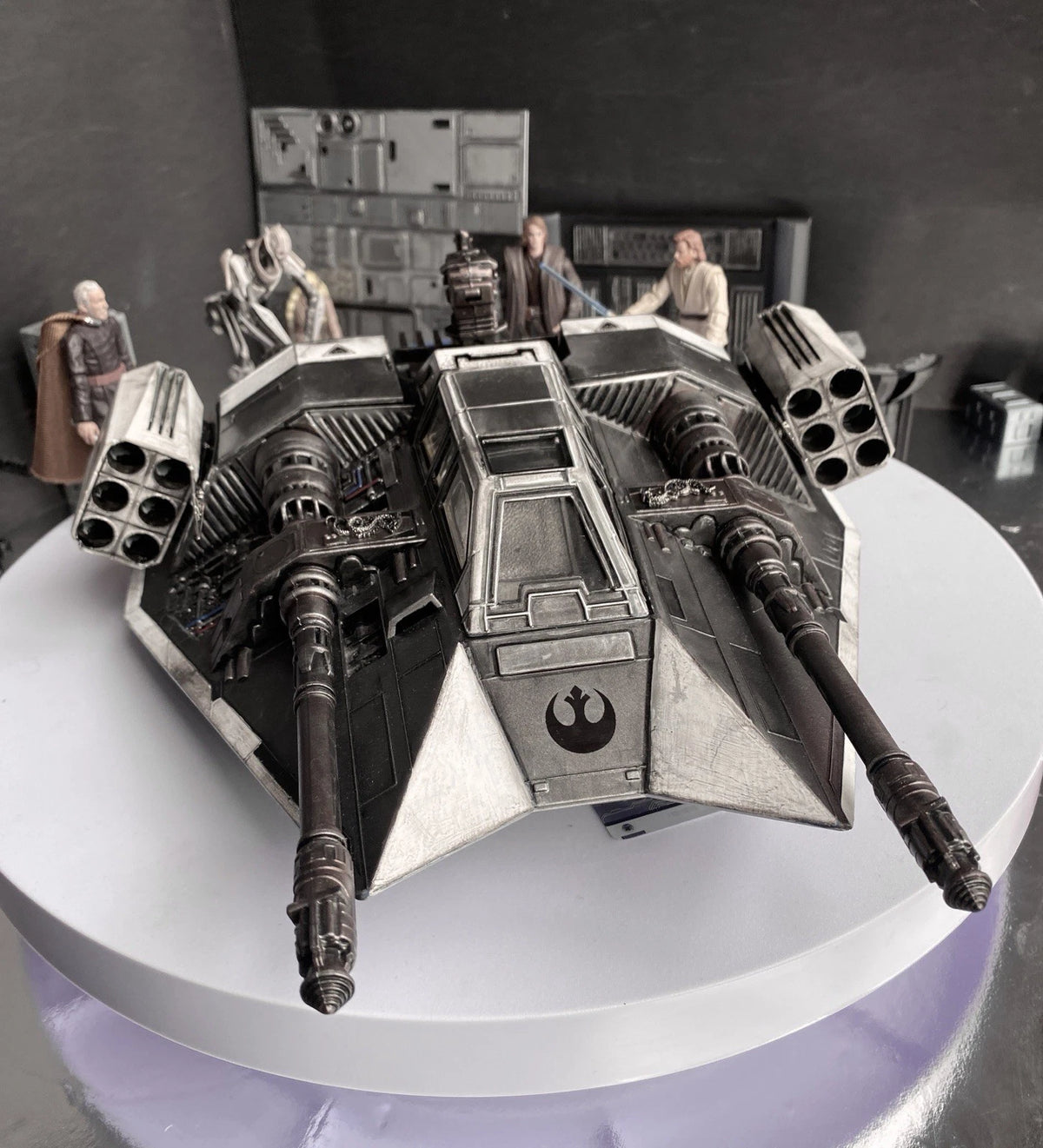 Star Wars Rebel Snowspeeder Midnight Raptor X9 Collector Andor Exclusive Custom