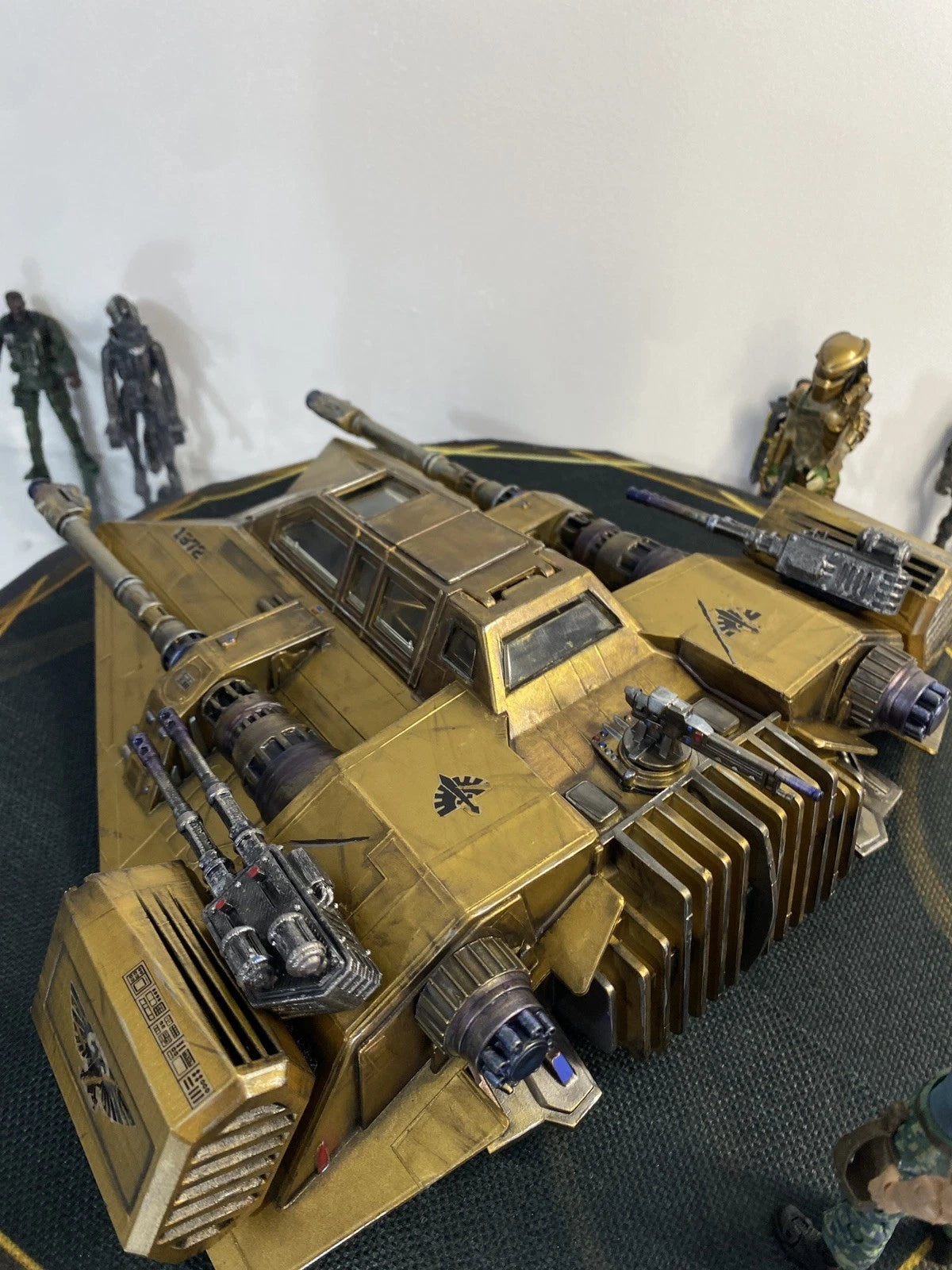 SUNSCOUR-972 STRIKE SNOWSPEEDER – Custom Star Wars 3.75” Speeder vintage Kenner