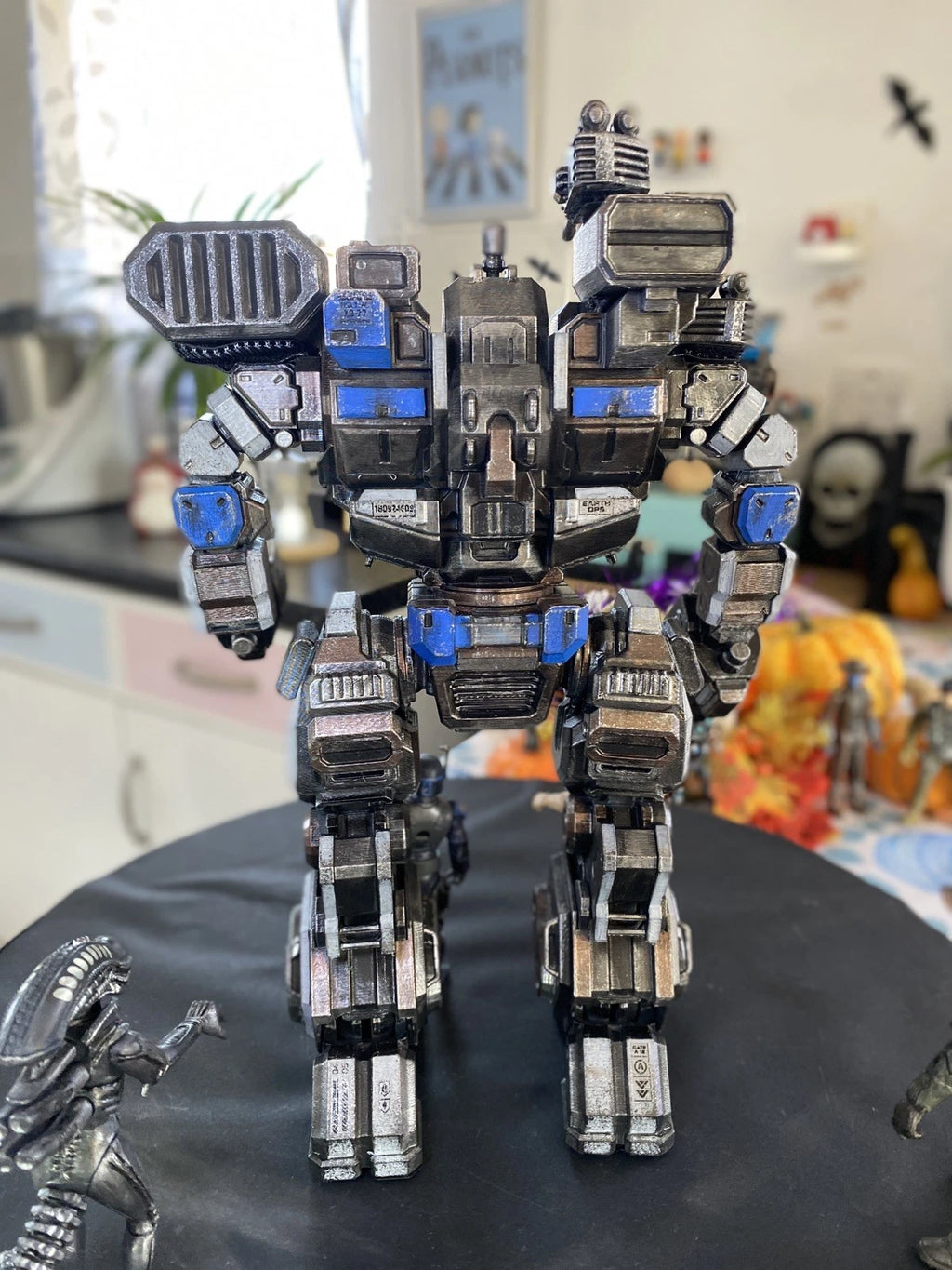 RoboCop ED-209 OCP Custom Mech Robot Walker Detroit Police vintage Collectible