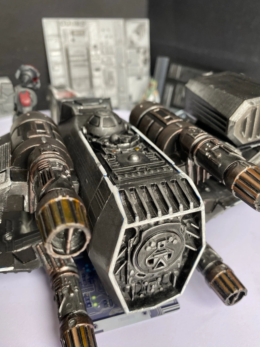 Star Wars Andor Rift Lance X Wing Jedi Sith Empire Vintage Kenner Custom