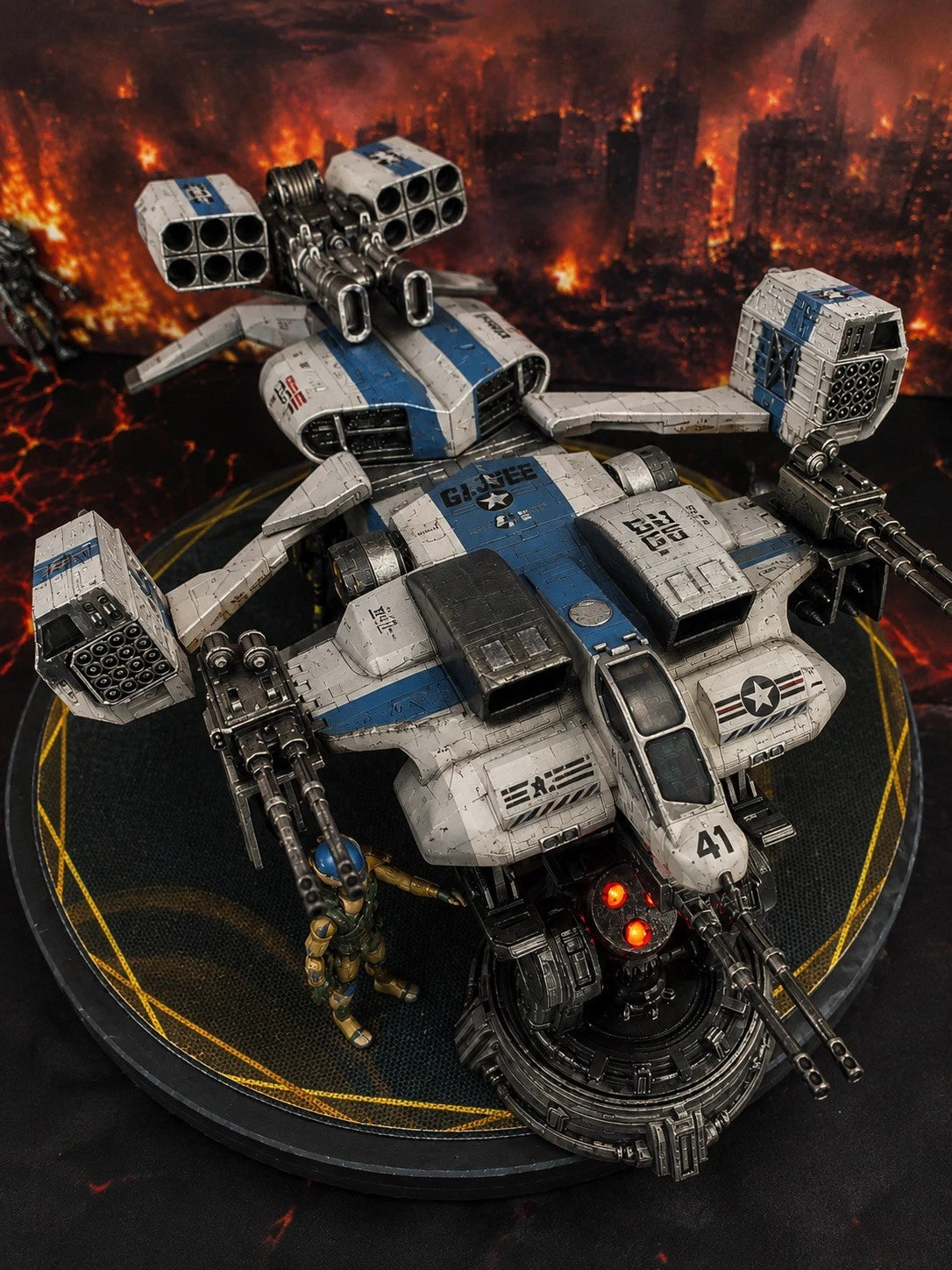 Custom Commission Warship / Diorama | BABYLON 5 Legacy Build | Collector Piece
