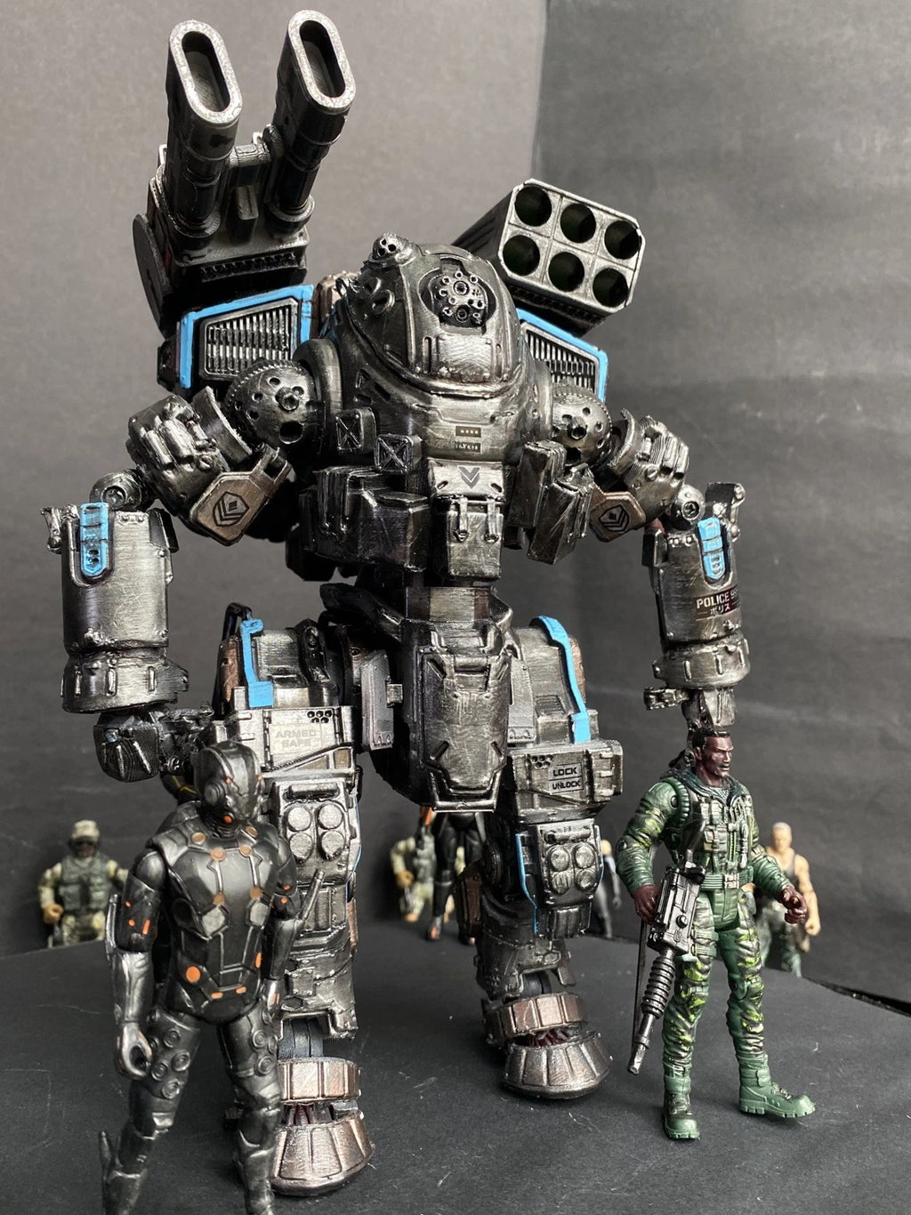 Cobra SIEGEFRAME OS-221 Urban Exo Custom Heavy Walker GI Joe vintage collectible